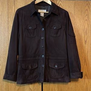 Jones New York Women’s Suede Jacket. Size XL